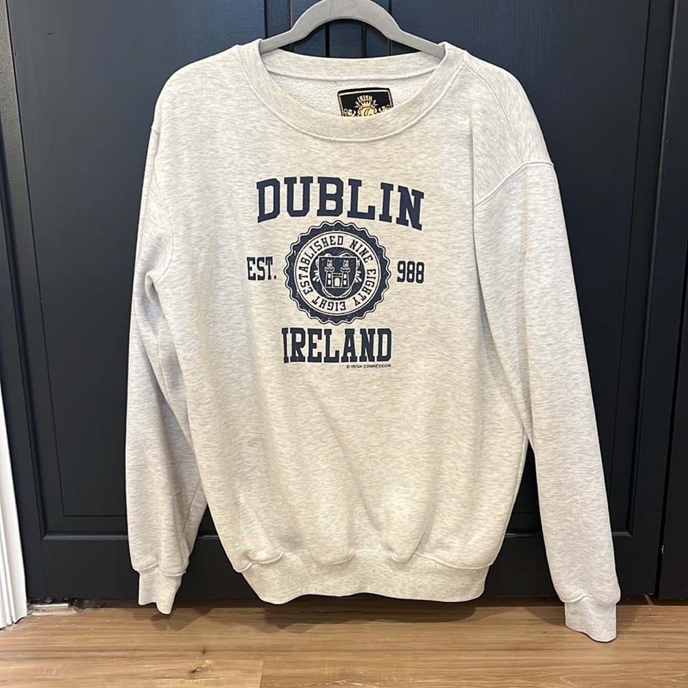 Dublin Ireland crew neck sweatshirt (bought in Dublin)